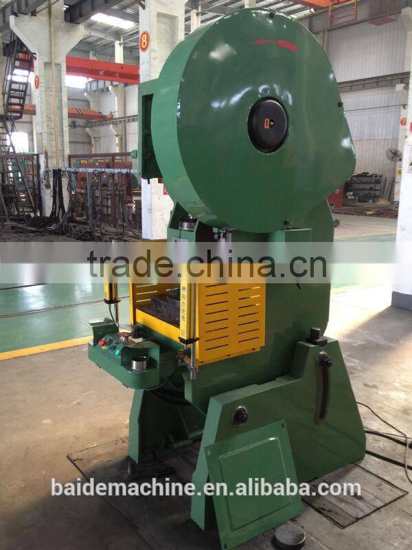 J23-60T80T hole stamping press machine for aluminum profilestainless steeliron with high speed