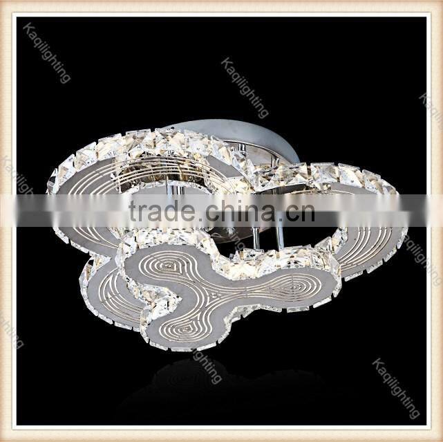 Factory Hot Modern Lighting home decorative led ceiling light, crystal chandelier ceiling lamp for restaurant, hall, hotel