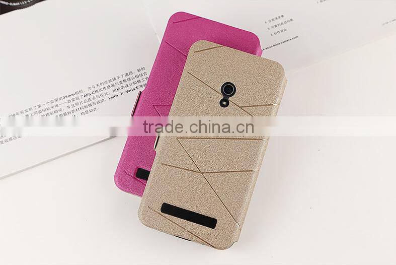 2015 New arrival wake up function back cover mobile phone case for asus zenfone 2,for asus zenfone 2 case