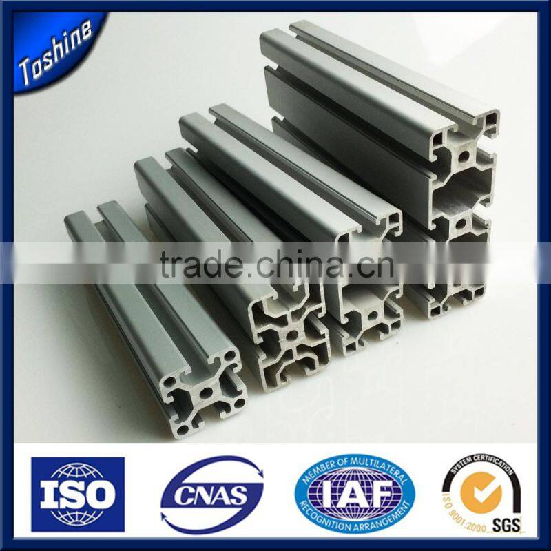 customized anodise T shape Industrial 6000 Series Grade aluminum extrusion profile