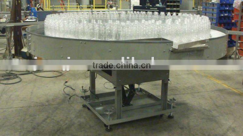 Full automatic Dia 100cm stainless steel Accumulation table