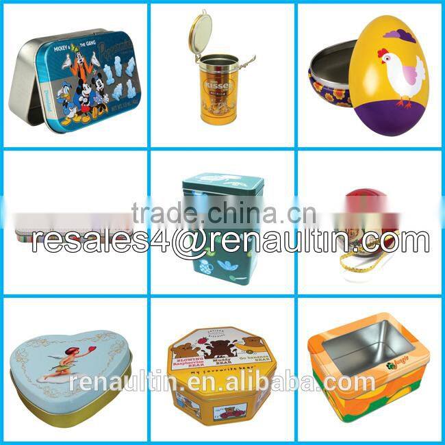 Sliding lid mint tin, mint tin box