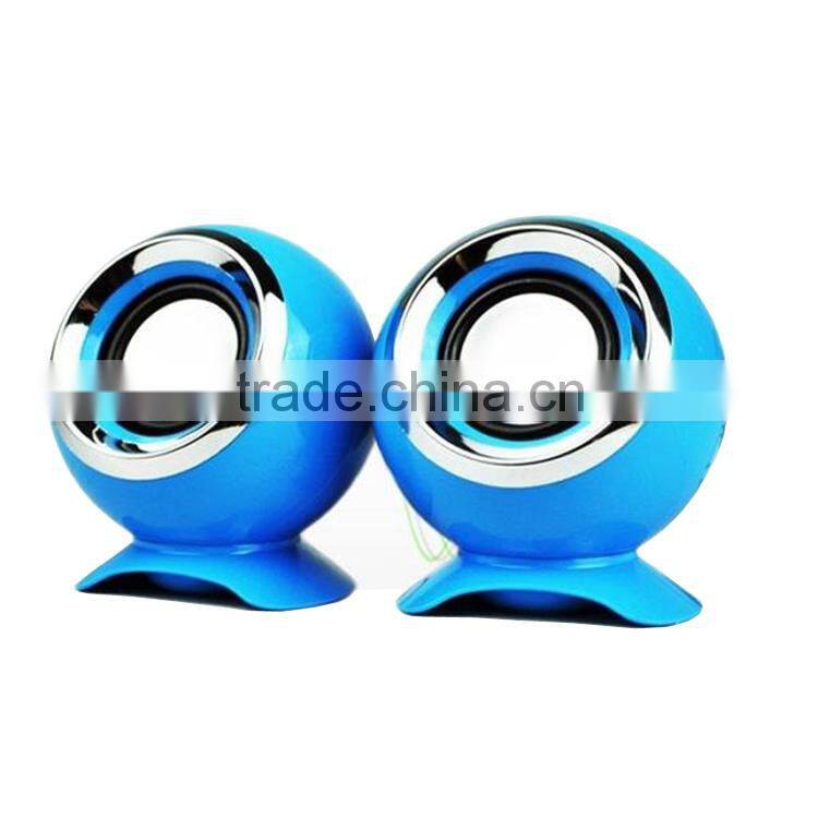 Ball Shape 2.0 Portable Mini Usb Speaker For Pc/smartphone/mp3/ipod/laptop