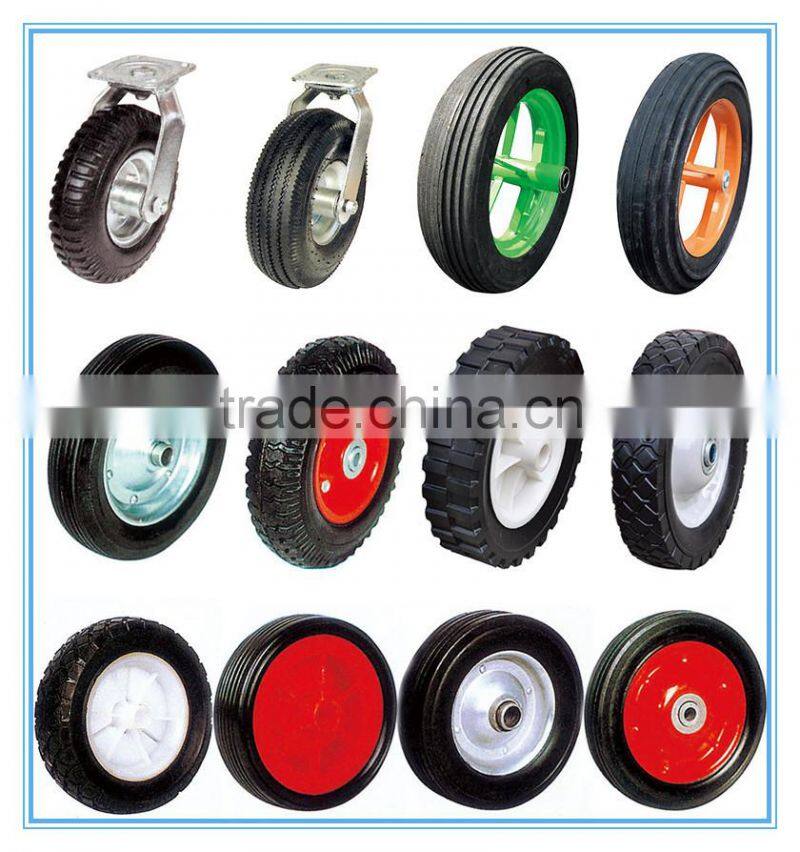 construction wheelbarrow rubber wheel tyre