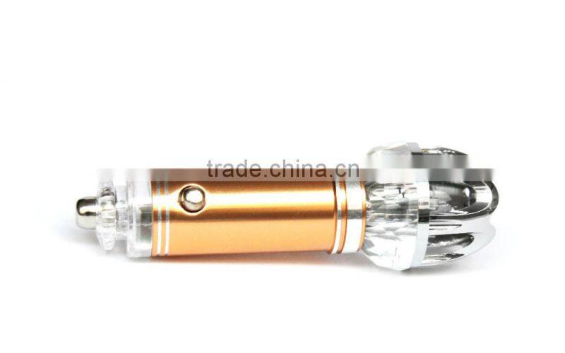 Multifunctional Car Perfume Vehicle-Mounted Fashion luxury gold/silver Car Air Freshener/car air purifier