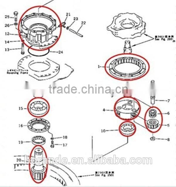 SK300-2 Excavator Spare Parts SK300-2 Gear Parts 2nd Planetry Gear SK300-2 2nd Planetry Gear SK300-2