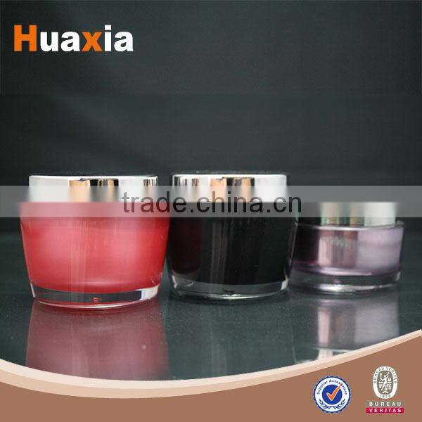 Exquisite Substantia High End Hot Stamping acrylic airless cream jar