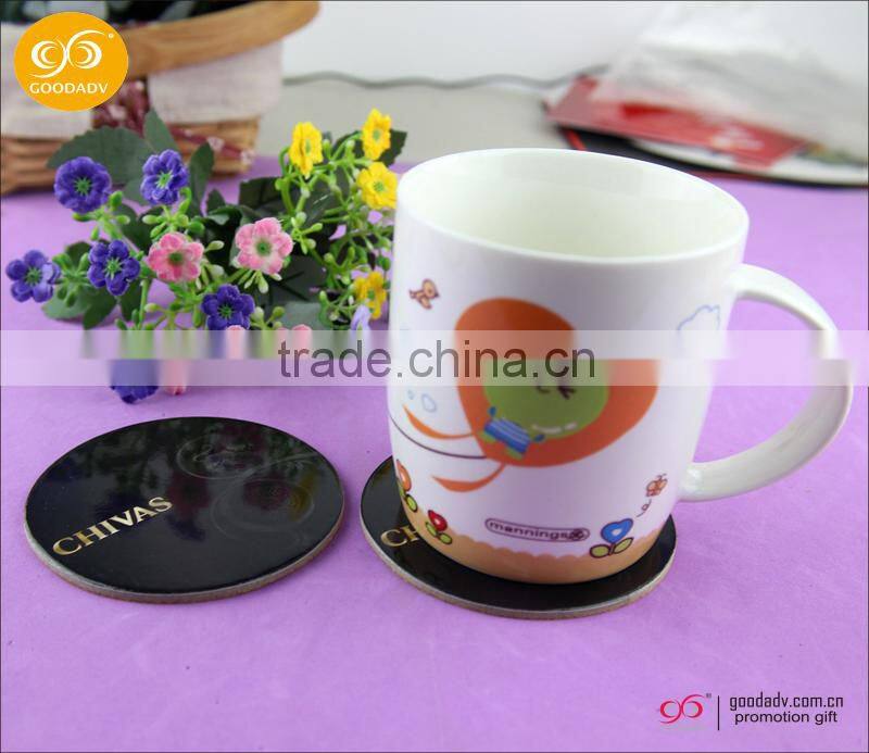 Wholesale custom hight quality eco-friendly blank mdf cork coaster