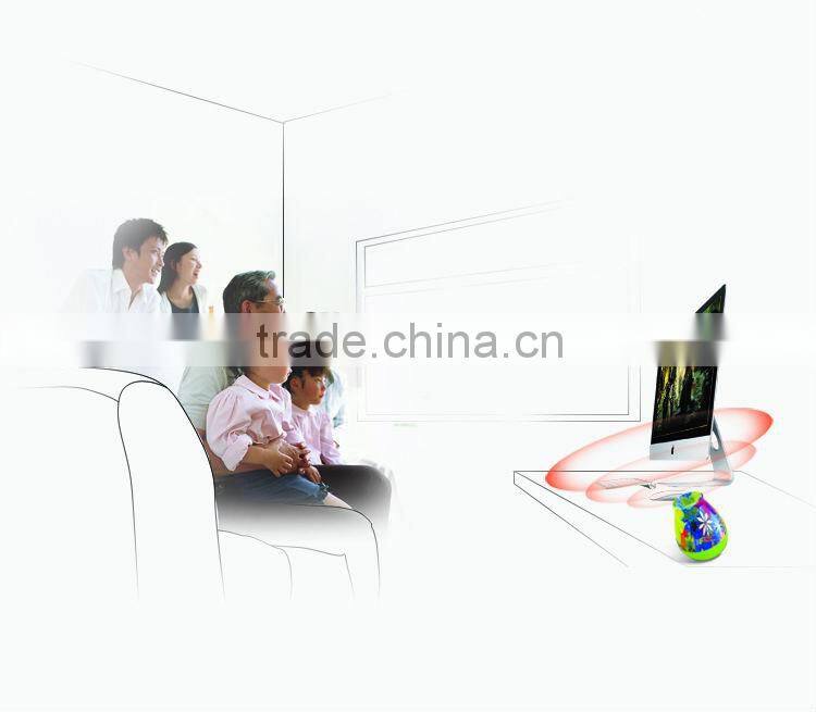 fresh lemon style NFC speakers green pattern wireless speakers phone sound