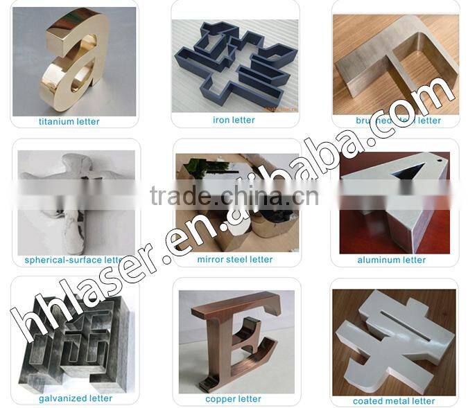 300W 400W Laser Stainless Steel Advertising Letter Machine