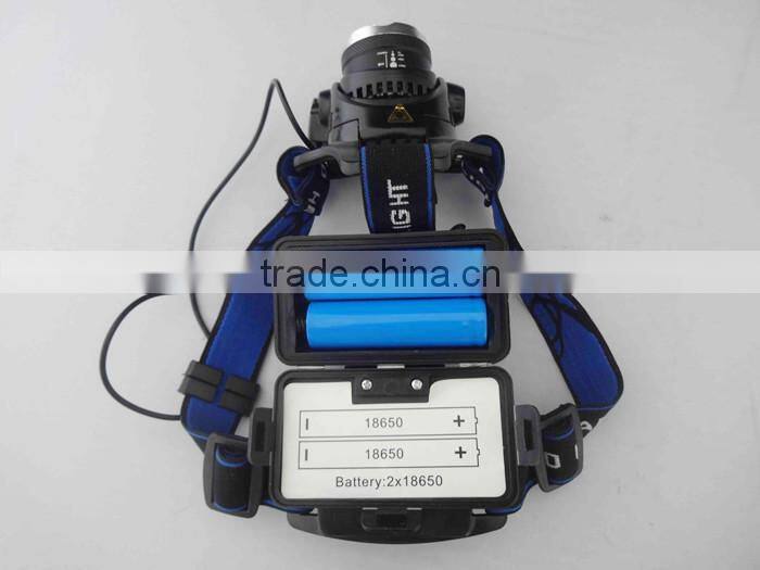 high power led car headlight, battery powered led headlight, rechargeable bicycle headlight head flashlight