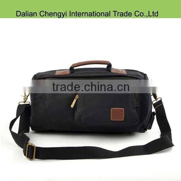 Factory OEM promotion canvas travel sport shoulder bag