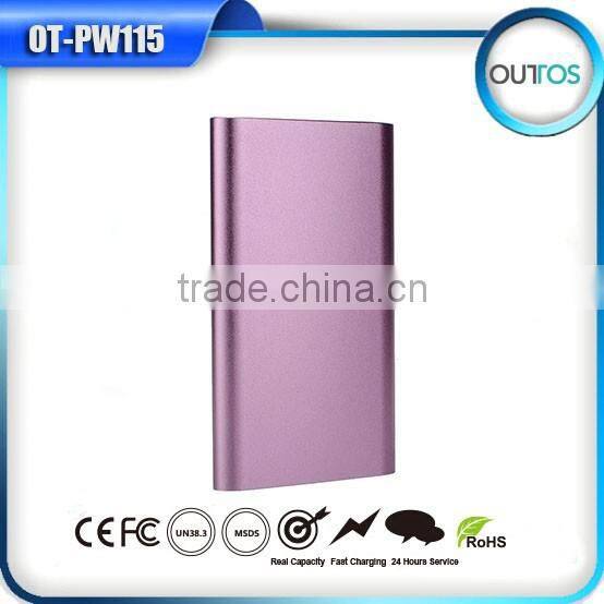 6000mah power bank with dual USB for iphone samsung