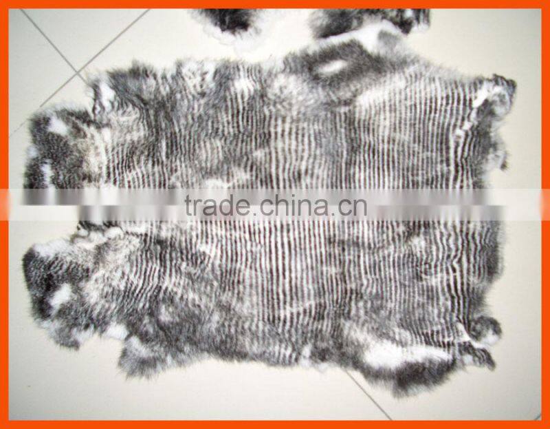 high quality rabbit fur skin dyed colors