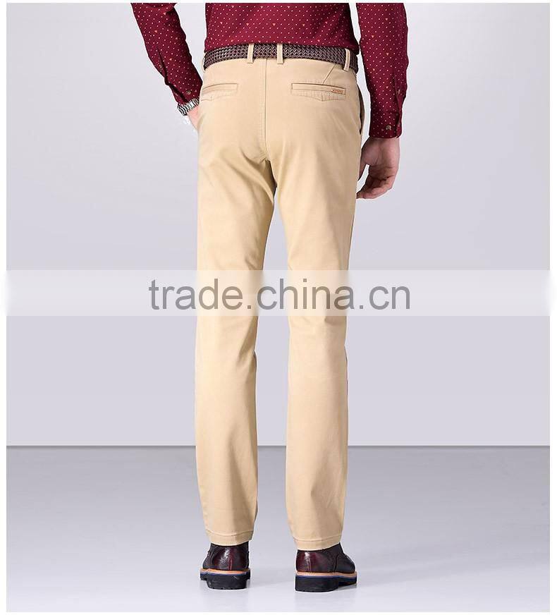 men's Straight trousers business pants warm woolen pants for business man
