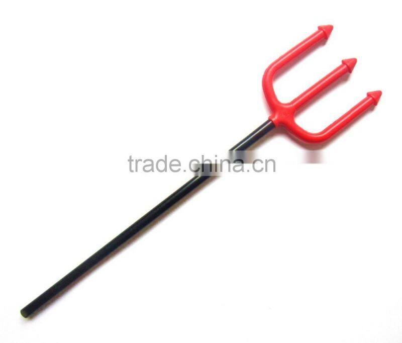 Kids halloween red devil fork