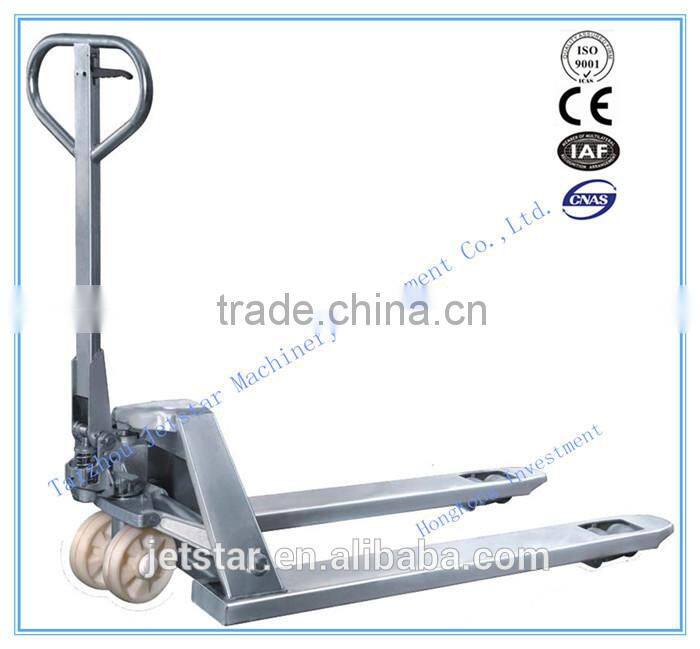 china Wide Legc electric Stainless hydraulic Stacker