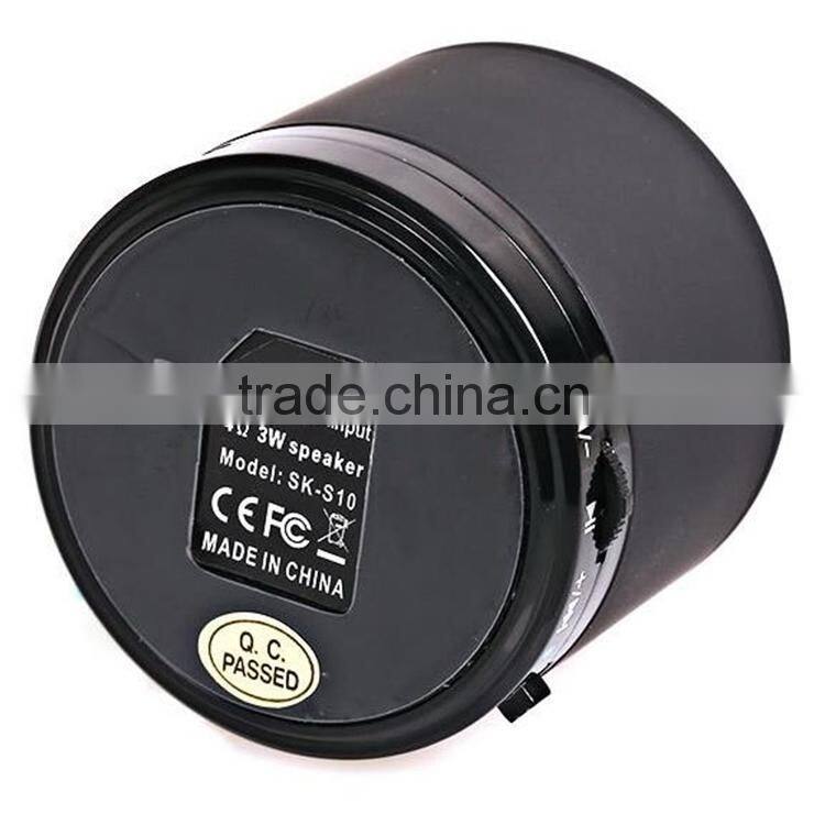 China low price hot selling round bluetooth high end speaker