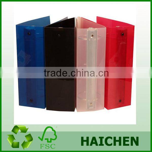 Manufacture Large capacity PP 3 Ring Binders