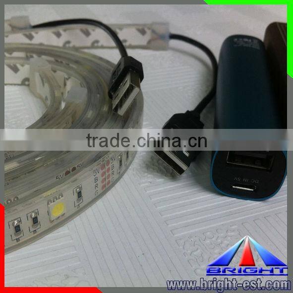 Power bank 5V Strip LED SMD5050 Pure white 6000K