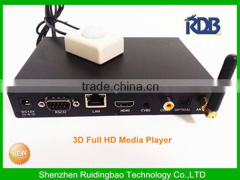 RDB High quality wireless China best Realtek 1185 /1186network internet TV HDD Media player DS009-33