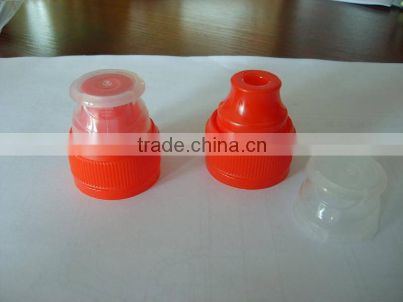Beauty and high quality plastic sport water bottle caps from China 28mm
