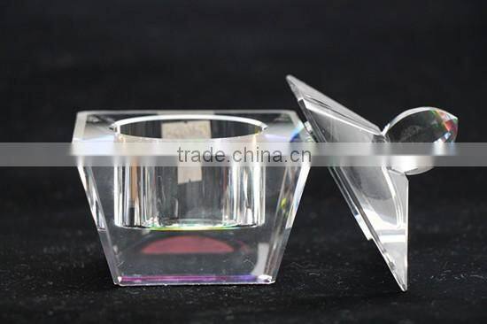 New Style Crystal Candy Jar with Lit for sugar stock