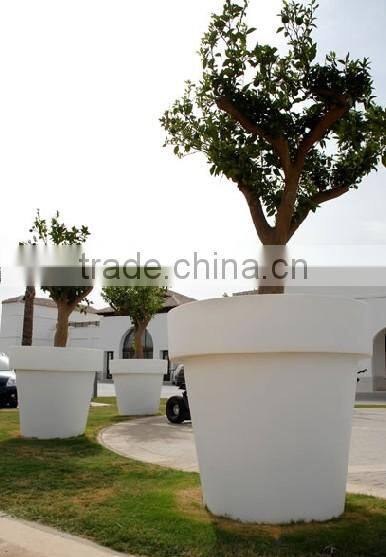 GR02116 large illuminated plastic planter/led flowerpot/garden planter