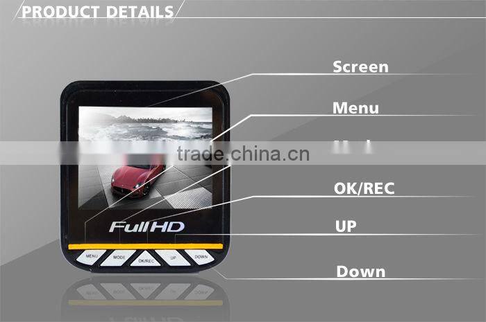 Newest GPS car camera+Motion Detection dvr+G-sensor NTK solution car mobile dvr