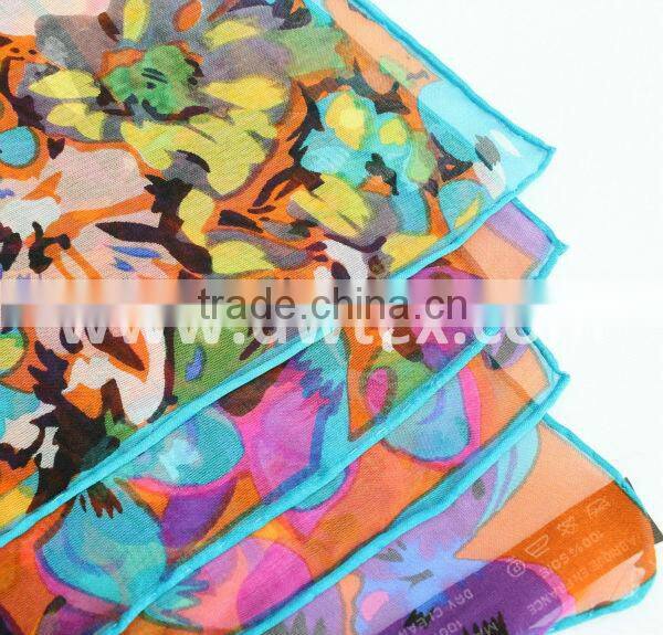 Silk scarf / Fashion scarf / Silk shawl