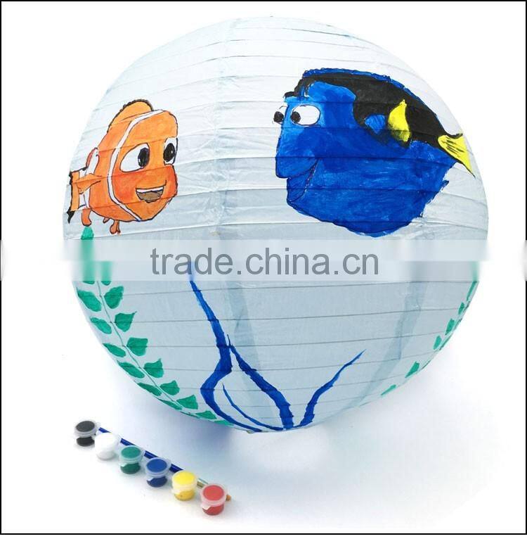 Cheap Drawing Paper Lantern Promotional Toy