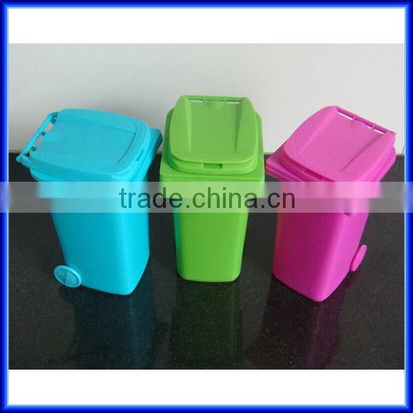 New stationey fashion mini school trash pen holder/plastic office customized trash pen holder/fancy design garbage pen holder