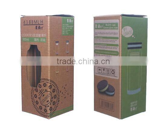 wholesales price Customized headmade double wall water bottle bpa free