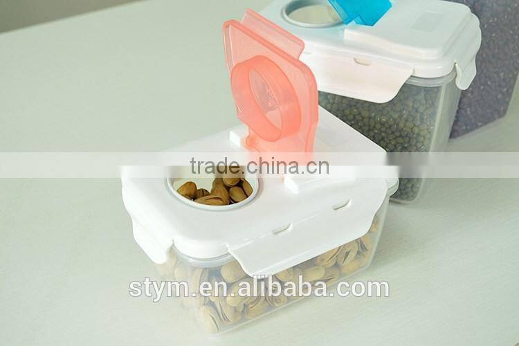 Plastic food candy jar/container 700ml/1100ml/1800ml