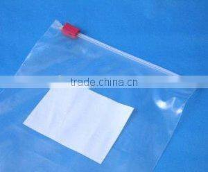 Reaealable biodegradable zip lock bag