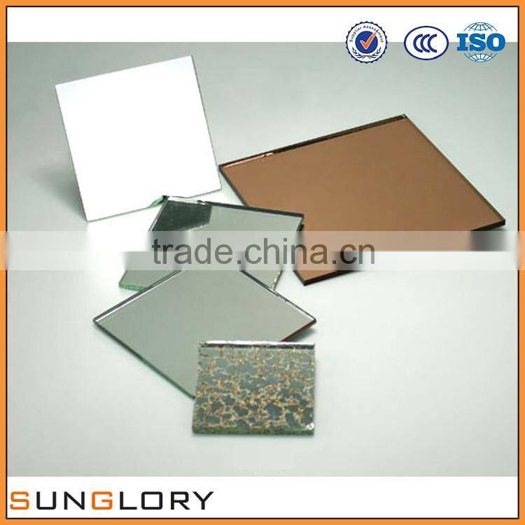1.8mm 2.7mm 3mm 4mm 5mm 6mm Silver / Aluminum Mirror Glass , Wholesale Mirror
