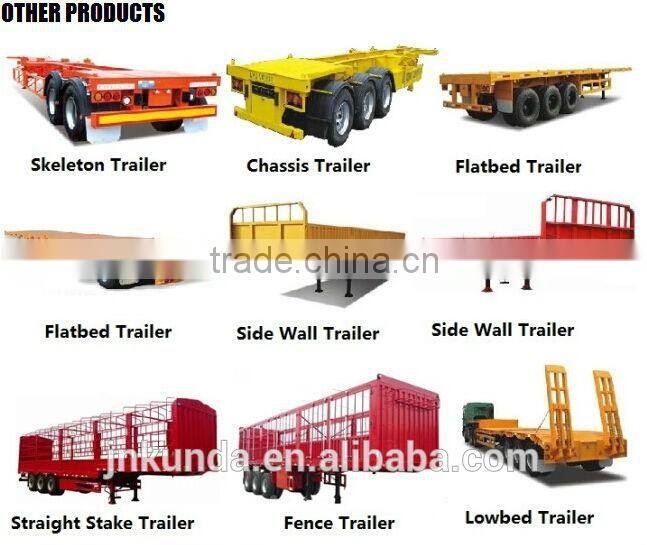 2015 3 Axles Low Bed Semi Trailer/ Heavy Equipment Transport Trailer
