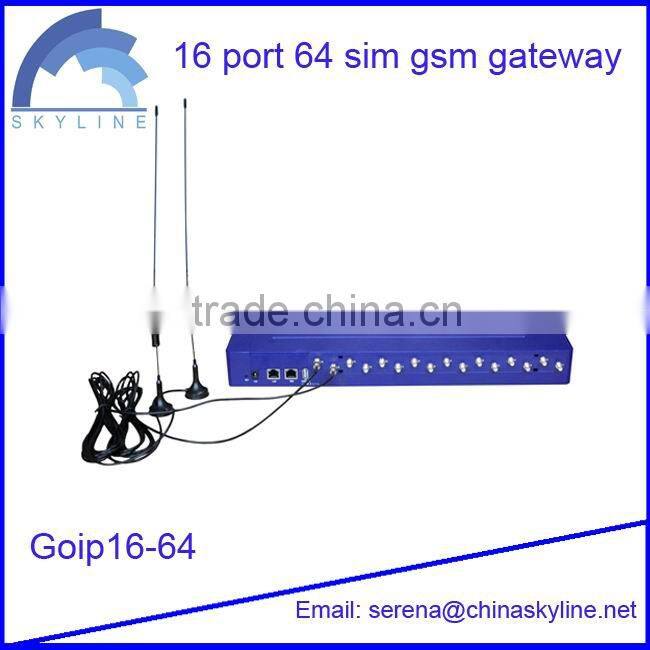 16 port 64 sim gsm gateway
