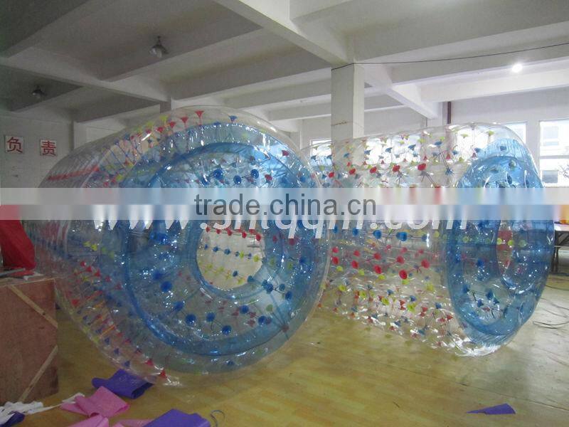 Hot summer inflatable water roller,waer game toy