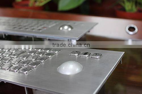 Vandal Proof metall keyboard with Trackball and Integrated EPP