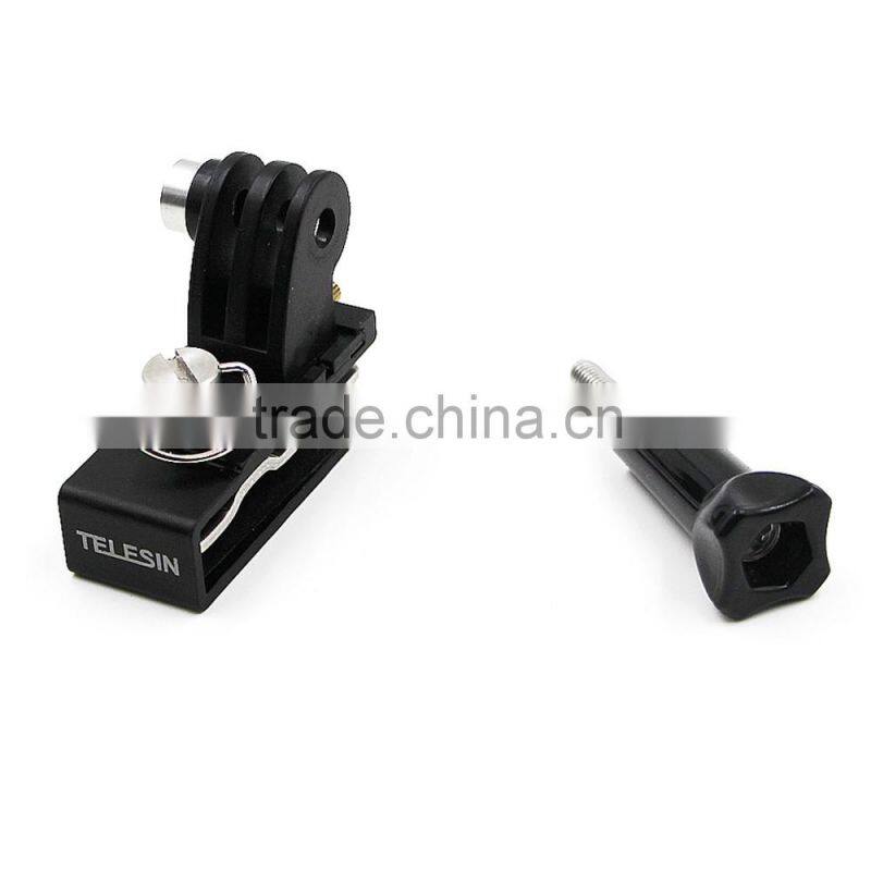 Multi funtional Aluminum Hat clip mount for Go Pro Hero3+/4, Go Pro Backpack clip mount system