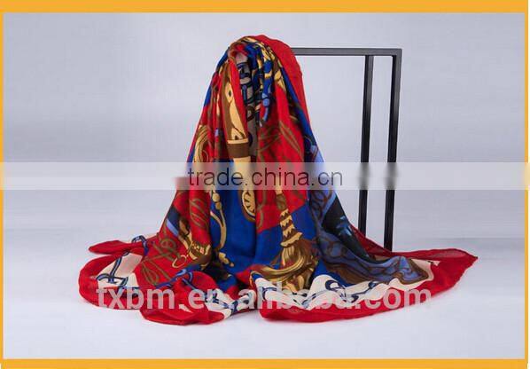 140*140cm Saber Dance pattern silk scarf/scaves/stole/shawl