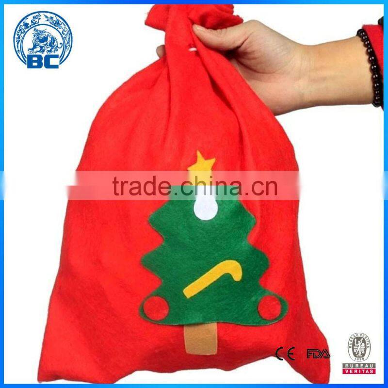 Non Woven Santa Claus Gift Bag Santa Claus Backpack