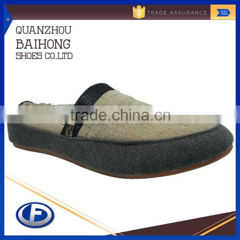 newest customized men fabric fashion shoe