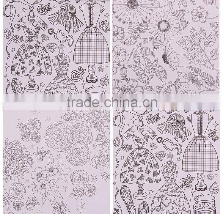 2015 New Hot Selling Hand-paint Secret Garden Book Wholesale