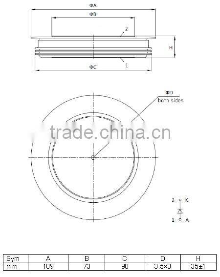 voltage rectifier 2700V PSTA801