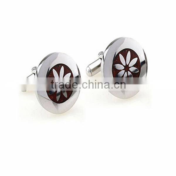 Robust Wood Cufflinks, Wood and Dots Cuff links, Striped Wood Cufflinks