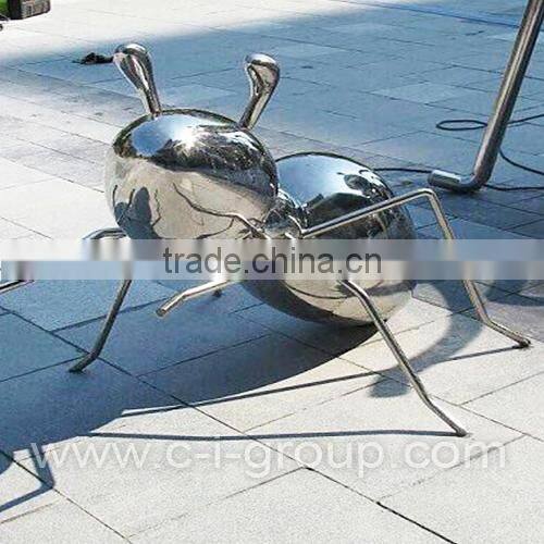 stainless steel sculpture/ art polished sculpture/metal sculpture/art sculpture
