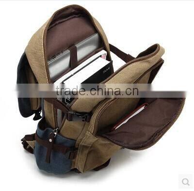 China factory price backpack high quality canvas backpack waterproof backpack