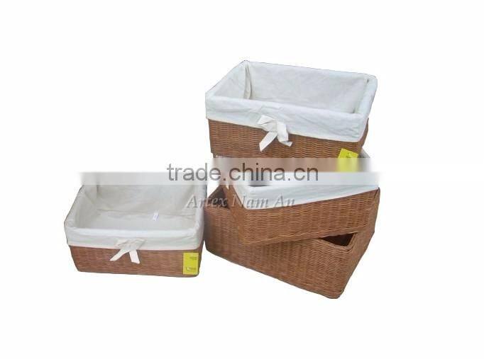 Rattan basket, rattan bread basket from vietnam